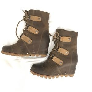 Sorel Joan of Arctic Wedge Mid Tan/Brown 6.0
